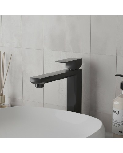 Смеситель для раковины Paini Grazia 21PZ205M Черный матовый