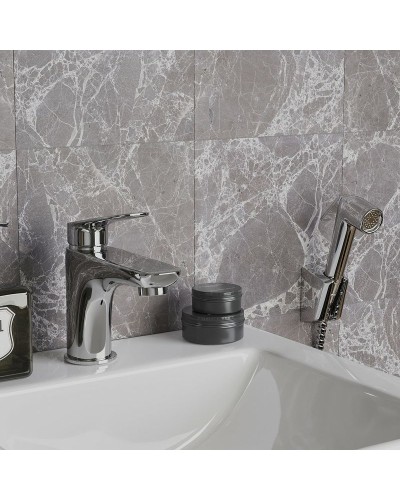 Смеситель для раковины Paini Laguna LACR205/574 с гигиеническим душем Хром