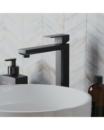 Смеситель для раковины Paini Grazia 21PZ205LL Черный матовый