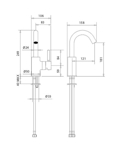 Смеситель для раковины Migliore Fortis Gold 31541 (27981) Золото