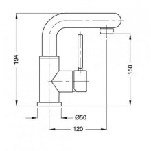 Смеситель для раковины Migliore Stone 19646 Хром