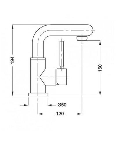 Смеситель для раковины Migliore Stone 19646 Хром