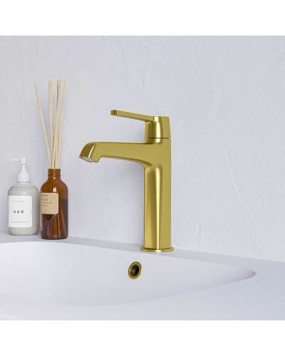 Смеситель для раковины RGW Shower Panels SP-301G 511405301-06 Золото