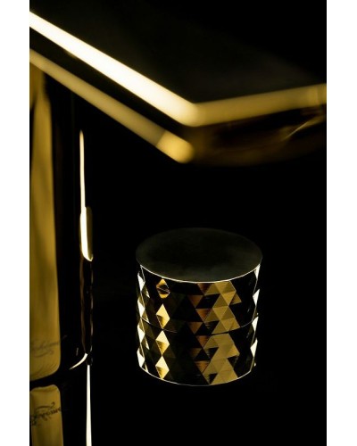 Смеситель для раковины Boheme Venturo 150-G-DIAMOND Золото глянцевое