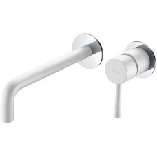 Смеситель для раковины Boheme Uno 465-WCR Белый матовый Хром