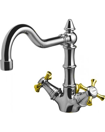 Смеситель для раковины Ideal Standard Reflection B9654LS Хром Золото