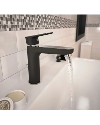 Смеситель для раковины Ideal Standard Tyria BC159HS Черный матовый Хром