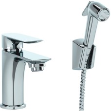 Смеситель для раковины Paini Garda 76CR205/574 с гигиеническим душем Хром