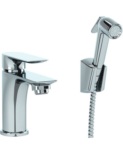 Смеситель для раковины Paini Garda 76CR205/574 с гигиеническим душем Хром