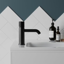 Смеситель для раковины Paini Cox Grip 7GPZ205O Черный матовый