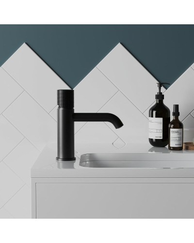 Смеситель для раковины Paini Cox Grip 7GPZ205O Черный матовый