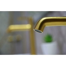 Смеситель для раковины Cezares Eco ECO-LS-BORO-W0 Брашированное золото