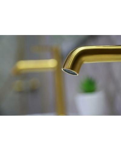 Смеситель для раковины Cezares Eco ECO-LS-BORO-W0 Брашированное золото