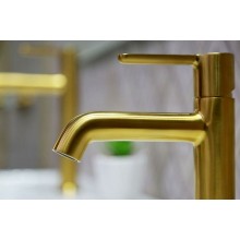 Смеситель для раковины Cezares Eco ECO-LS-BORO-W0 Брашированное золото