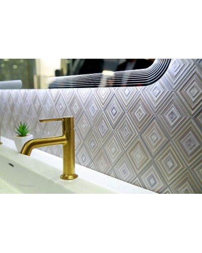 Смеситель для раковины Cezares Eco ECO-LS-BORO-W0 Брашированное золото