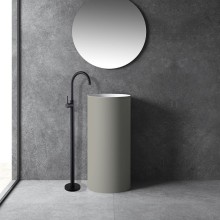 Смеситель для раковины Abber Wasser Kreis AF8141B Черный матовый