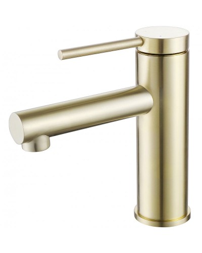 Смеситель для раковины Abber Emotion AF8810G Золото матовое