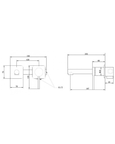 Смеситель для раковины Abber Emotion AF8812B Черный матовый