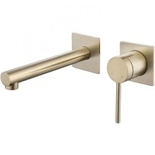 Смеситель для раковины Abber Emotion AF8812G Золото матовое