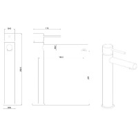 Смеситель для раковины Allen Brau Glority 5.51002-00 Хром