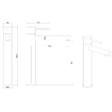 Смеситель для раковины Allen Brau Glority 5.51002-00 Хром