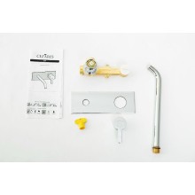 Смеситель для раковины Cezares Leaf LEAF-BLI1-01-W0 Хром