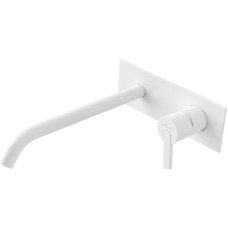 Смеситель для раковины Cezares Leaf LEAF-BLI1-BIO Белый матовый