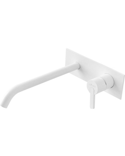 Смеситель для раковины Cezares Leaf LEAF-BLI1-BIO Белый матовый