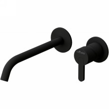 Смеситель для раковины Cezares Leaf LEAF-BLI2-NOP Черный матовый