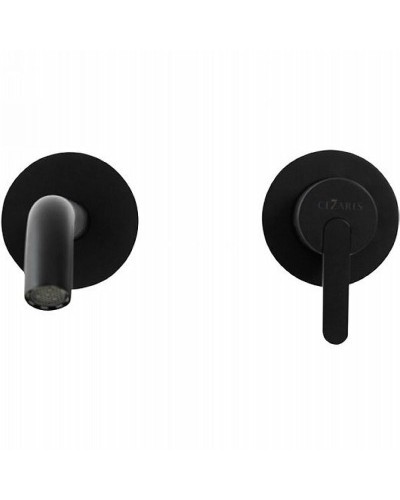 Смеситель для раковины Cezares Leaf LEAF-BLI2-NOP Черный матовый