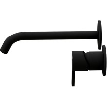 Смеситель для раковины Cezares Leaf LEAF-BLI2-NOP Черный матовый