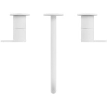 Смеситель для раковины Cezares Leaf LEAF-BLI3L-BIO Белый матовый