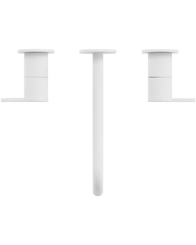 Смеситель для раковины Cezares Leaf LEAF-BLI3L-BIO Белый матовый