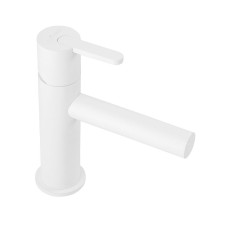 Смеситель для раковины Cezares Leaf LEAF-LSM1-BIO Белый матовый