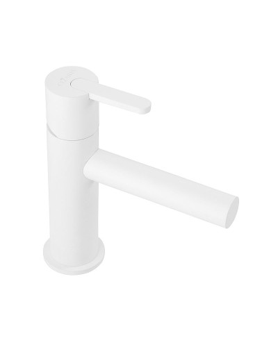 Смеситель для раковины Cezares Leaf LEAF-LSM1-BIO Белый матовый