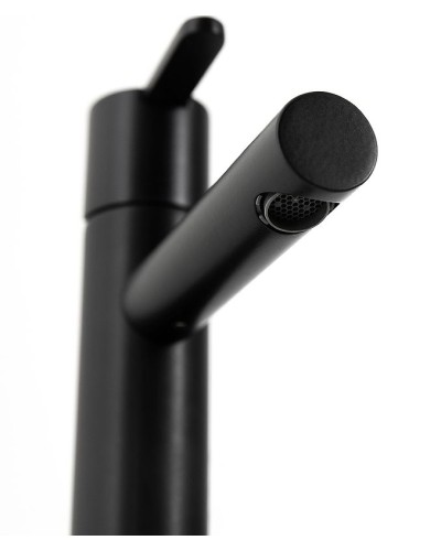 Смеситель для раковины Cezares Leaf LEAF-LSM1-NOP Черный матовый