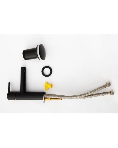 Смеситель для раковины Cezares Leaf LEAF-LSM1-NOP Черный матовый