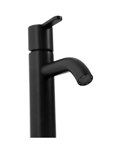 Смеситель для раковины Cezares Leaf LEAF-LSM2-NOP Черный матовый