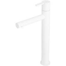 Смеситель для раковины Cezares Leaf LEAF-LC1-BIO Белый матовый