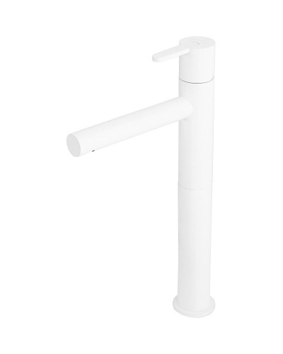 Смеситель для раковины Cezares Leaf LEAF-LC1-BIO Белый матовый