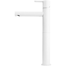 Смеситель для раковины Cezares Leaf LEAF-LC1-BIO Белый матовый