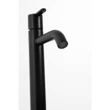 Смеситель для раковины Cezares Leaf LEAF-LC2-NOP Черный матовый