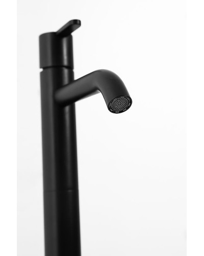 Смеситель для раковины Cezares Leaf LEAF-LC2-NOP Черный матовый