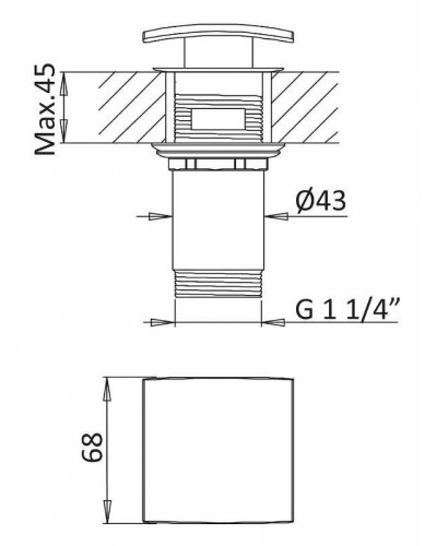 Смеситель для раковины Cezares Porta PORTA-BLI2-BIO Белый матовый