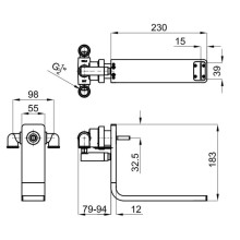 Смеситель для раковины без донного клапана Noken Lounge N199999990