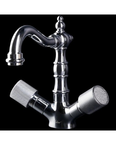 Смеситель для раковины Boheme Royal Cristal 272-Royal Хром