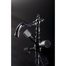 Смеситель для раковины Boheme Royal Cristal 272-Royal/CRSTblack Хром