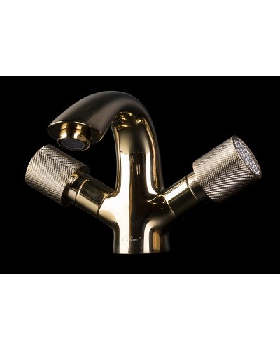Смеситель для раковины Boheme Royal Cristal 291-Royal Золото