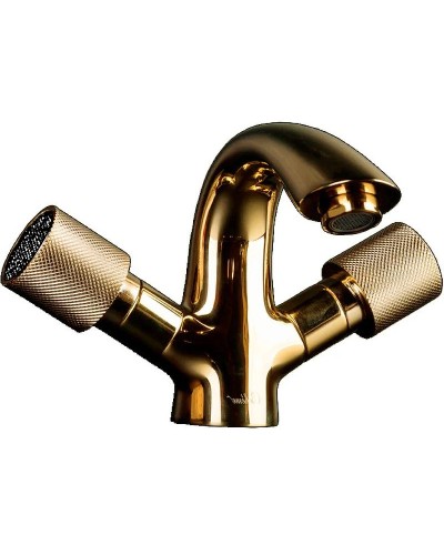 Смеситель для раковины Boheme Royal Cristal 291-Royal/CRSTBlack Золото