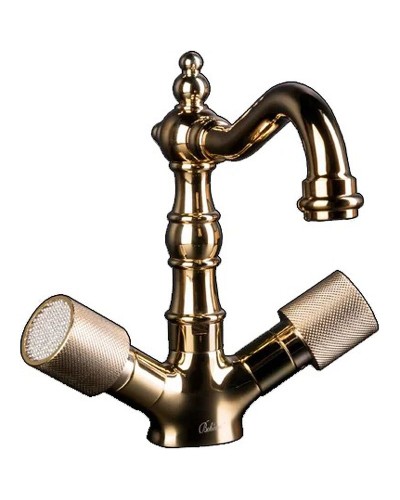 Смеситель для раковины Boheme Royal Cristal 292-Royal Золото